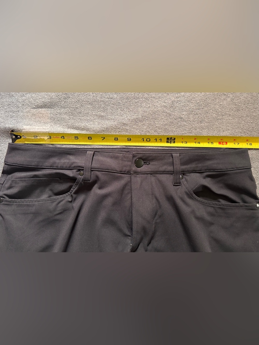 lululemon Athletica Men’s Black ABC Slim Fit Golf Trouser Pants - Size 36 x 38 - Picture 8 of 10